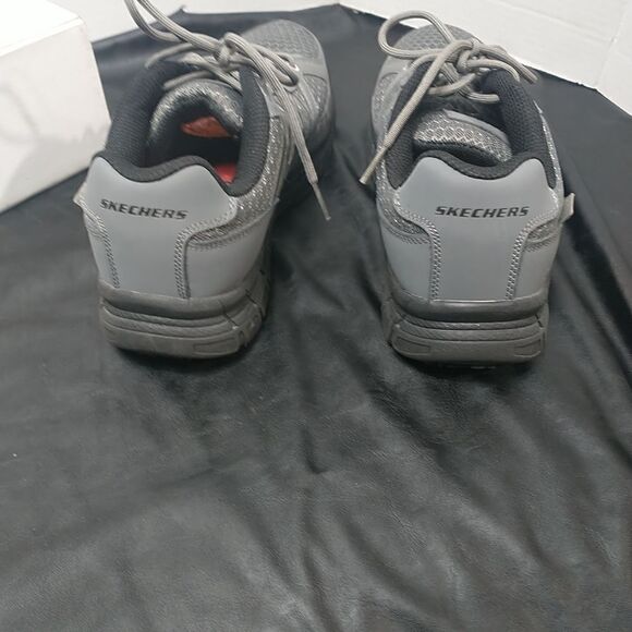 Skechers Work Men's SZ 8 Relaxed Fit: 77084 Work Shoe Gray - Picture 3 of 8